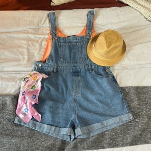 Cider / 1X / Overall Shorts